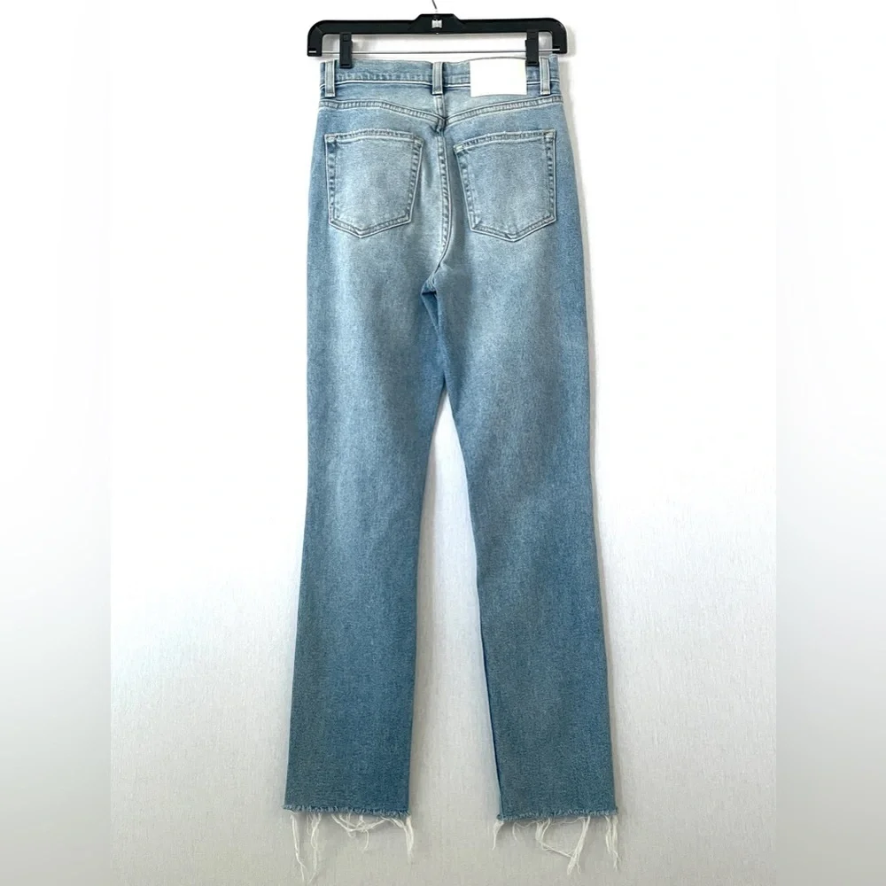 Grlfrnd The Piper Super High Rise Stretch Slim Crop in La Jolla - Picture 5 of 13